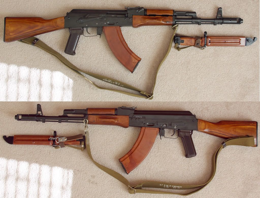 Are there any wood style kits for the Saiga ?